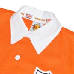 Blackpool 1953 FA Cup Final "Matthews Final" Tangerine Retro Football Shirt – Long Sleeve Cotton Jersey -Toffs Store 1026 2