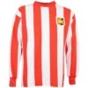 Exeter City Red and White Stripes 1972-1973 Retro Long Sleeve Football Shirt 2 Exeter City Red and White Stripes 1972-1973 Retro Long Sleeve Football Shirt -Toffs Store 1088