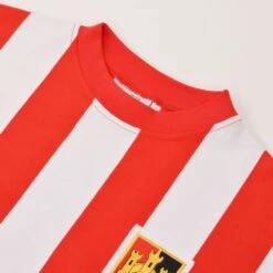 Exeter City Red and White Stripes 1972-1973 Retro Long Sleeve Football Shirt 7 Exeter City Red and White Stripes 1972-1973 Retro Long Sleeve Football Shirt -Toffs Store 1088 2
