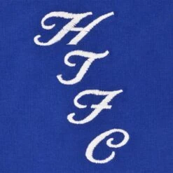 Huddersfield Town 1967-69 Retro Football Shirt - Royal Blue Long Sleeve Heritage Jersey -Toffs Store 1101 1