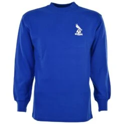 Oldham Athletic 1972 Royal Blue Retro Football Shirt – 1970s Long Sleeve Vintage Jersey