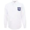 Preston North End White 1940s-1950s Retro Long Sleeve Football Shirt - Sir Tom Finney Edition -Toffs Store 1195