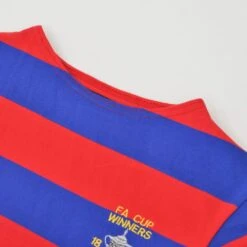 Royal Engineers A.F.C. Navy and Red Hoops 1875 FA Cup Winners Retro Football Shirt -Toffs Store 1204 2