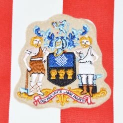 Sheffield United 1936 F.A. Cup Final Retro Long Sleeve Football Shirt - Red/White Striped Drill Cotton 6 Sheffield United 1936 F.A. Cup Final Retro Long Sleeve Football Shirt - Red/White Striped Drill Cotton -Toffs Store 1207 1