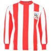 Sheffield United Red & White Striped Retro 1960s-1970s Long Sleeve Football Shirt 1 Sheffield United Red & White Striped Retro 1960s-1970s Long Sleeve Football Shirt -Toffs Store 1209