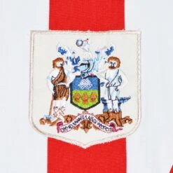 Sheffield United Red & White Striped Retro 1960s-1970s Long Sleeve Football Shirt -Toffs Store 1209 1