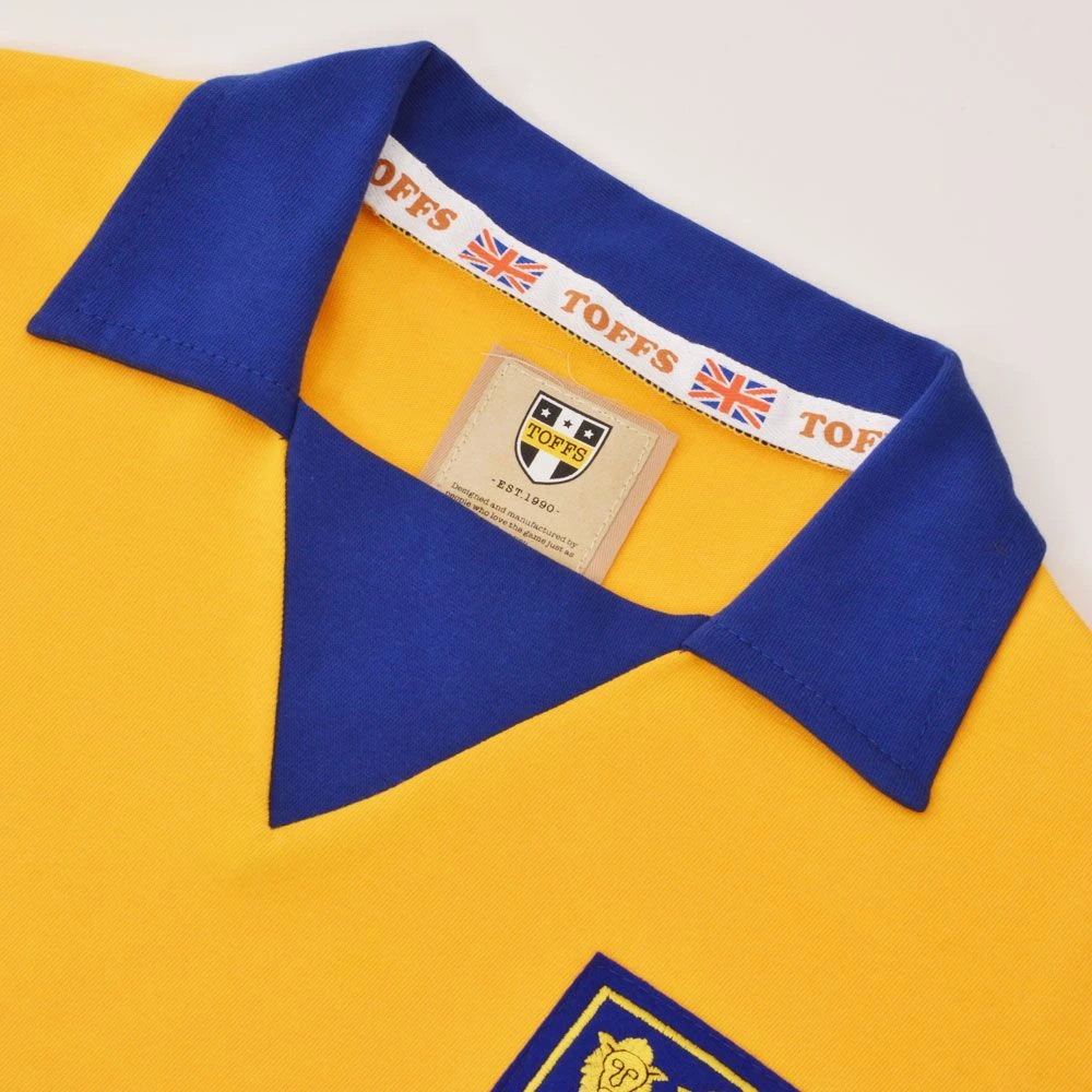 Shrewsbury Town Royal Blue & White 1970s Retro Long Sleeve Football Shirt 5 Shrewsbury Town Royal Blue & White 1970s Retro Long Sleeve Football Shirt - Image 3