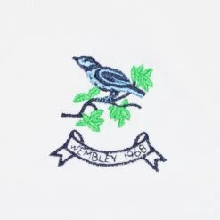 West Bromwich Albion White 1968 FA Cup Final Retro - Long Sleeve V-Neck Shirt -Toffs Store 1242 1