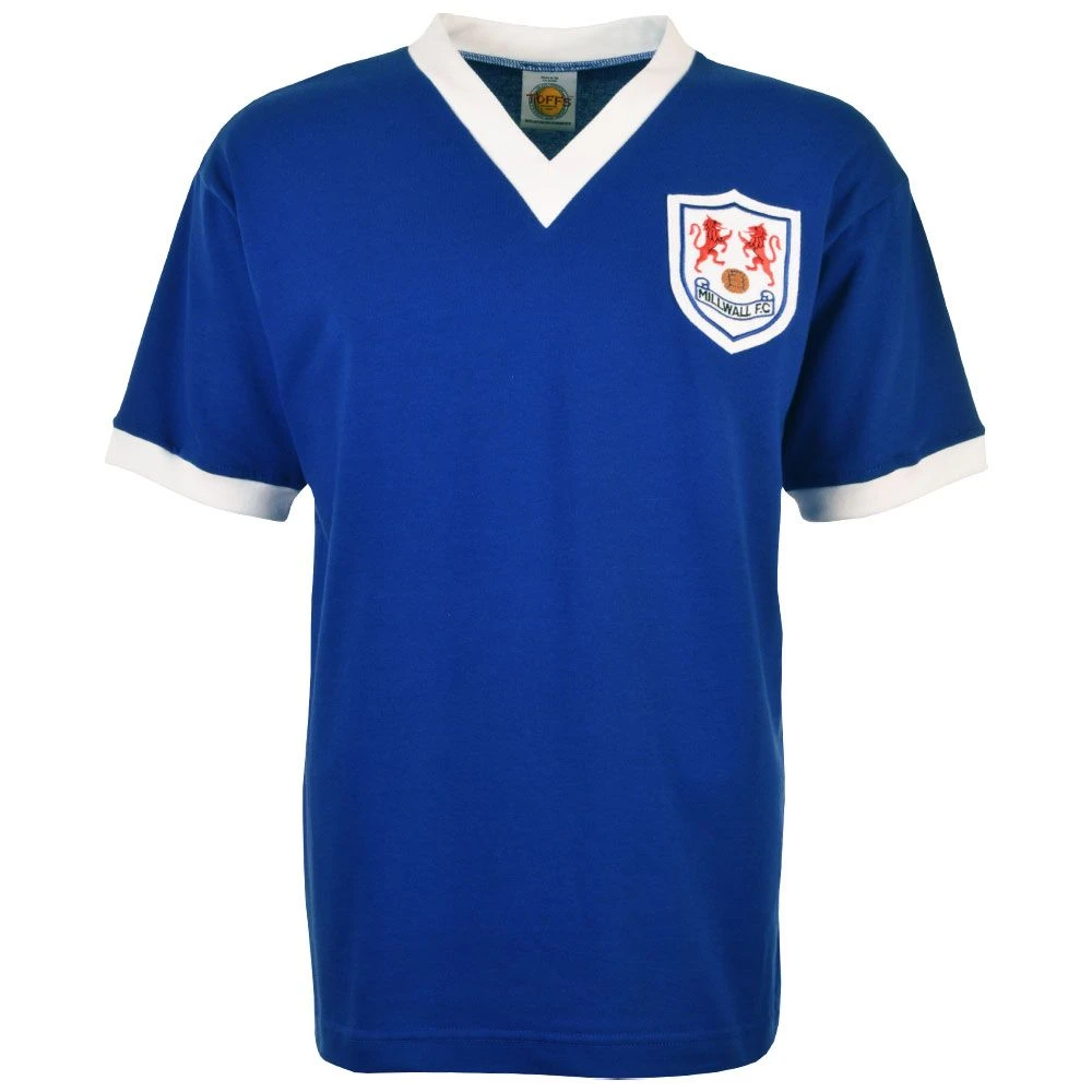 Millwall FC 1950-1960 Retro Football Shirt - Royal Blue & White Lions Classic 3 Millwall FC 1950-1960 Retro Football Shirt - Royal Blue & White Lions Classic