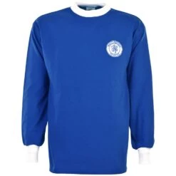 Macclesfield Town 1967 Royal Blue Retro Football Shirt – Long Sleeve Vintage Silkmen Jersey