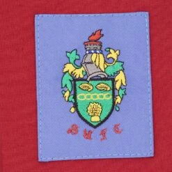 Scunthorpe United Claret and Blue Retro Football Shirt – Vintage V-Neck Short Sleeve Kit -Toffs Store 1376 1