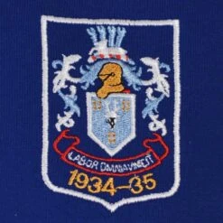 West Bromwich Albion Navy/White Striped 1935 Cup Final Retro Long Sleeve Football Shirt -Toffs Store 1431 1 1