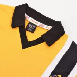 Maidstone United 1978 - 1981 Retro Amber Long Sleeve Football Shirt -Toffs Store 1445 2