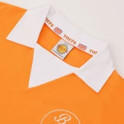 Blackpool Tangerine 1970s Retro Football Shirt – Terry Alcock Era Embroidered Jersey -Toffs Store 1451 3
