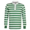 Queen's Park Rangers 1903-1905 Retro Football Shirt – Emerald and White Vertical Stripe Heritage Long Sleeve -Toffs Store 1461