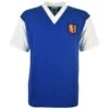 Ipswich Town 1962 Champions Blue Retro Football Shirt – White V-Neck Vintage Jersey -Toffs Store 1470