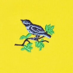 West Bromwich Albion Yellow and Green 1970s Retro Football Shirt - Classic Brazil Style V-Neck -Toffs Store 1551 1