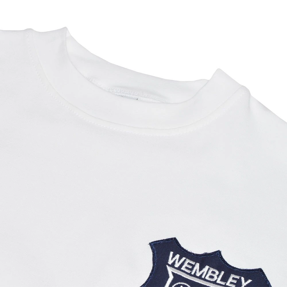 Preston North End 1964 FA Cup Final Retro Long Sleeve Football Shirt - Heavyweight White Cotton 5 Preston North End 1964 FA Cup Final Retro Long Sleeve Football Shirt - Heavyweight White Cotton - Image 3