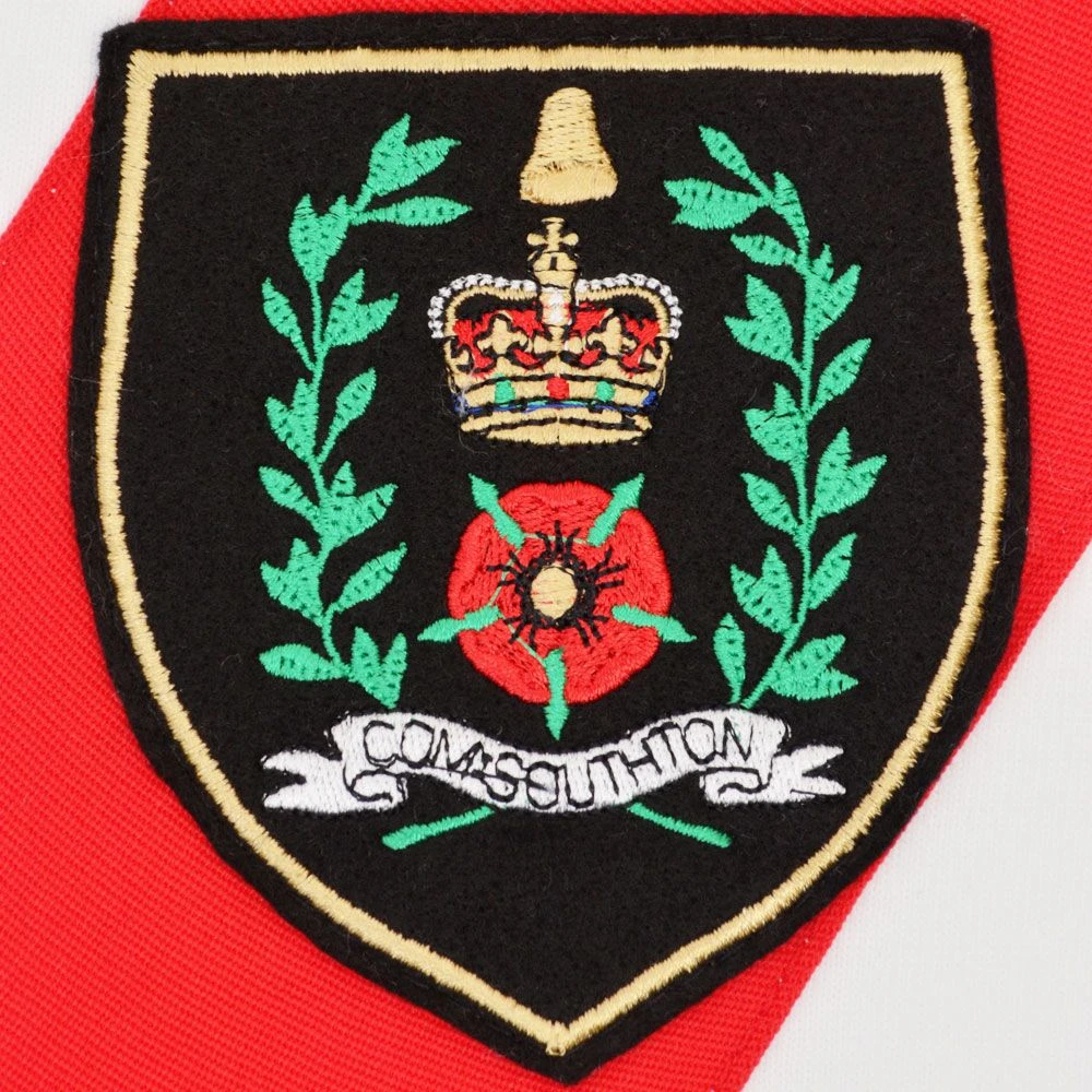 Southampton 1885 Retro Football Shirt – Red and White Striped Heritage Long Sleeve Jersey 4 Southampton 1885 Retro Football Shirt – Red and White Striped Heritage Long Sleeve Jersey - Image 2