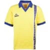Southport 1976-1977 Bukta Retro Football Shirt – Amber & Black Vintage V-Neck Jersey -Toffs Store 1644