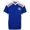 Portsmouth FC 1980-1982 Home Retro Shirt - Royal Blue V-Neck Vintage Football Jersey -Toffs Store 1686