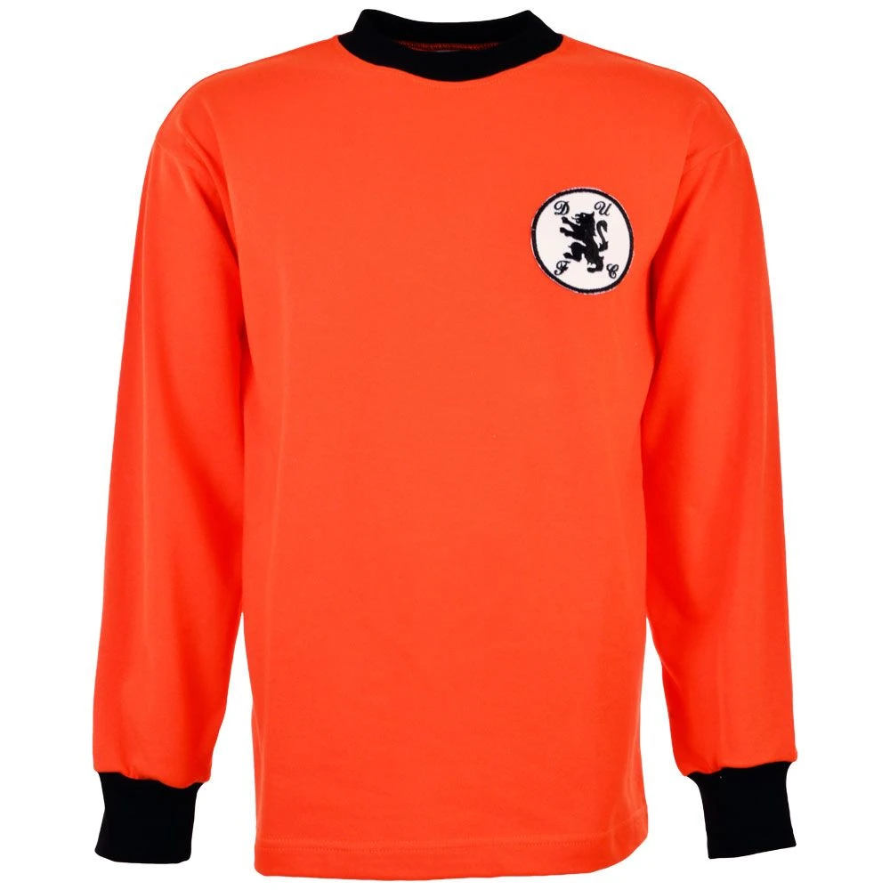 Dundee United 1969-1972 Retro Tangerine Long Sleeve Football Shirt 3 Dundee United 1969-1972 Retro Tangerine Long Sleeve Football Shirt