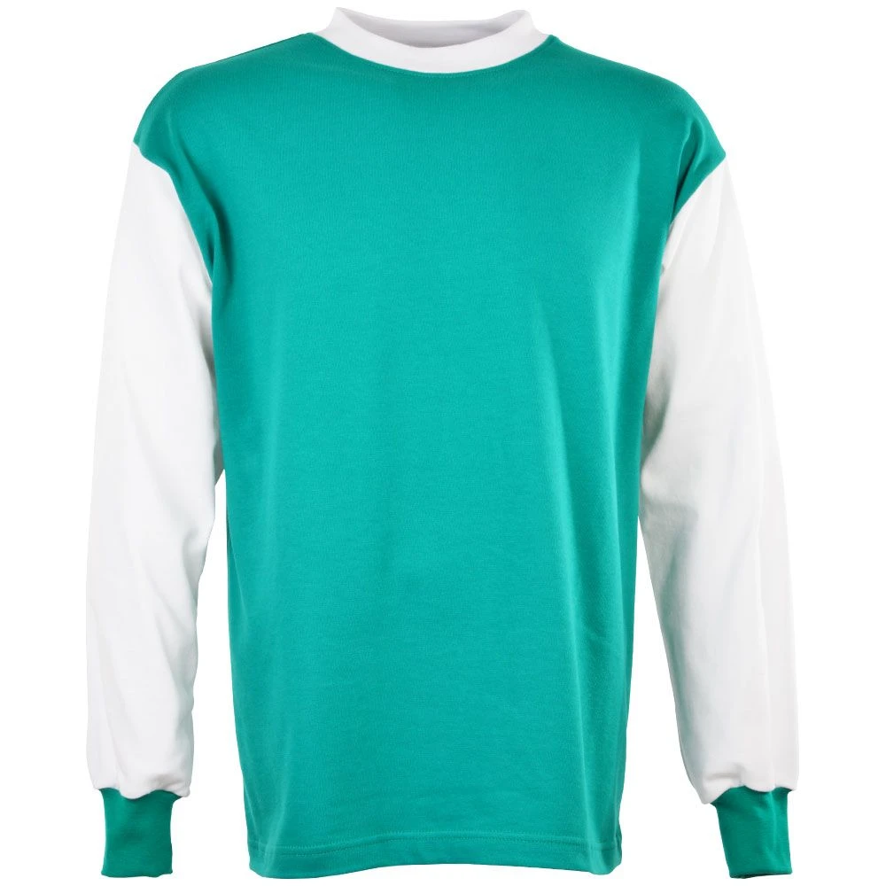 Hibernian 1973-1974 Retro Green and White Long Sleeve Football Shirt 3 Hibernian 1973-1974 Retro Green and White Long Sleeve Football Shirt