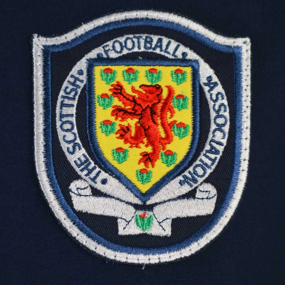 Scotland 1954 Vintage Navy Zipped Hoodie - Embroidered Lion Rampant Casualwear 4 Scotland 1954 Vintage Navy Zipped Hoodie - Embroidered Lion Rampant Casualwear - Image 2