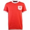 Wales Short Sleeve Kids Red Retro Football Shirt