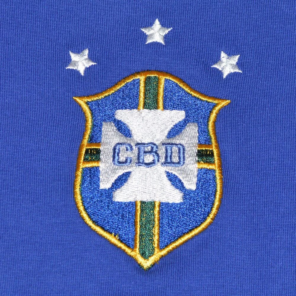 Kids Brazil Away Raglan Sleeve Royal/White T-Shirt 4 Kids Brazil Away Raglan Sleeve Royal/White T-Shirt - Image 2