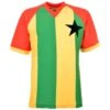 Ghana 1980s Kids Retro Football Shirt - Yellow Heritage V-Neck Jersey -Toffs Store 3601 4