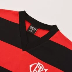 Flamengo 1960s Short Sleeve Retro Football Shirt -Toffs Store 4022a 2