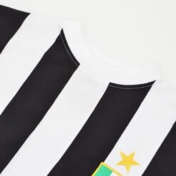 Piemonte Calcio Black and White Striped Retro 1960s Heritage Football Shirt – Long Sleeve Classic Edition -Toffs Store 4027 2