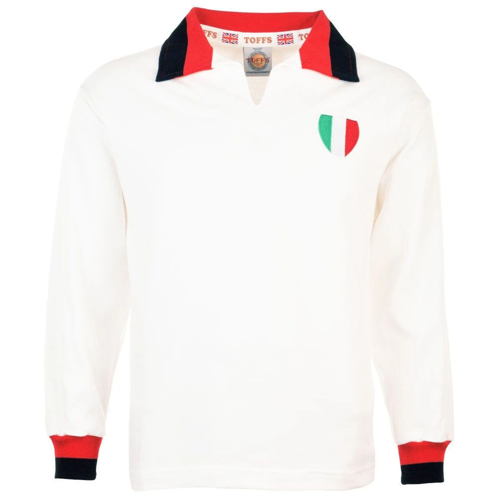 AC Milan 1963 European Cup Final White Retro Football Shirt – Long Sleeve Vintage Jersey 3 AC Milan 1963 European Cup Final White Retro Football Shirt – Long Sleeve Vintage Jersey