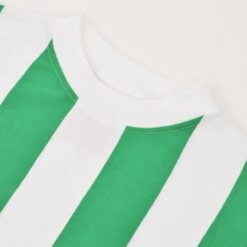 Real Betis 1960s Retro Football Shirt – Green & White Striped Long Sleeve Heritage Jersey 7 Real Betis 1960s Retro Football Shirt – Green & White Striped Long Sleeve Heritage Jersey -Toffs Store 4043 2
