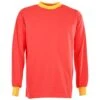 AS Roma 1980s Retro Home Shirt – Long Sleeve Cotton Football Jersey -Toffs Store 4048 4