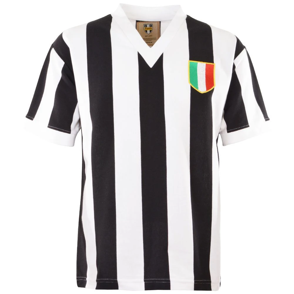 Piemonte Calcio 1960s V-Neck Retro Football Shirt 3 Piemonte Calcio 1960s V-Neck Retro Football Shirt