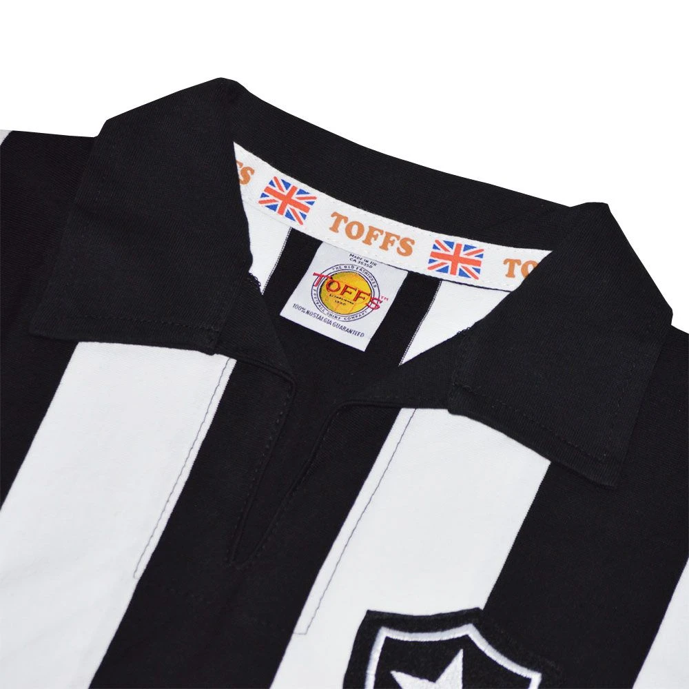 Botafogo 1960s Retro Football Shirt – Black & White Striped Heritage Jersey 5 Botafogo 1960s Retro Football Shirt – Black & White Striped Heritage Jersey - Image 3
