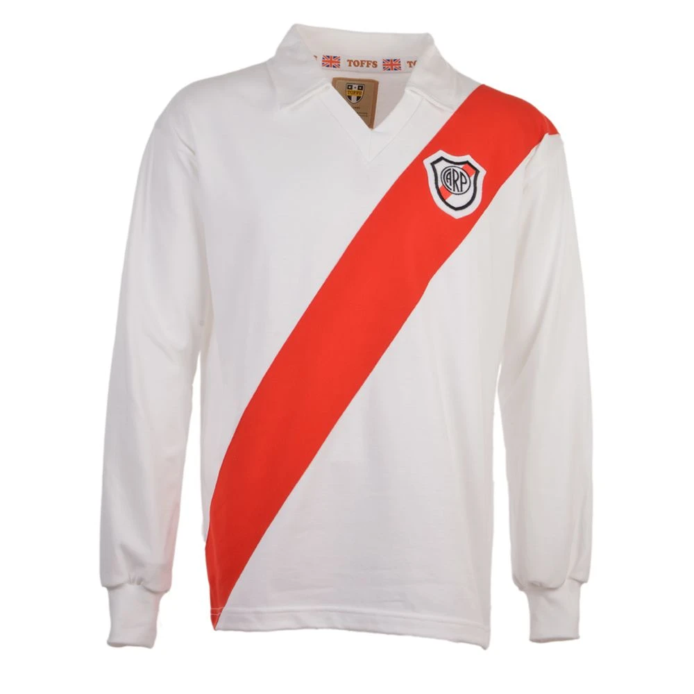 Riverplate 1960s-1970s Retro Football Shirt 3 Riverplate 1960s-1970s Retro Football Shirt