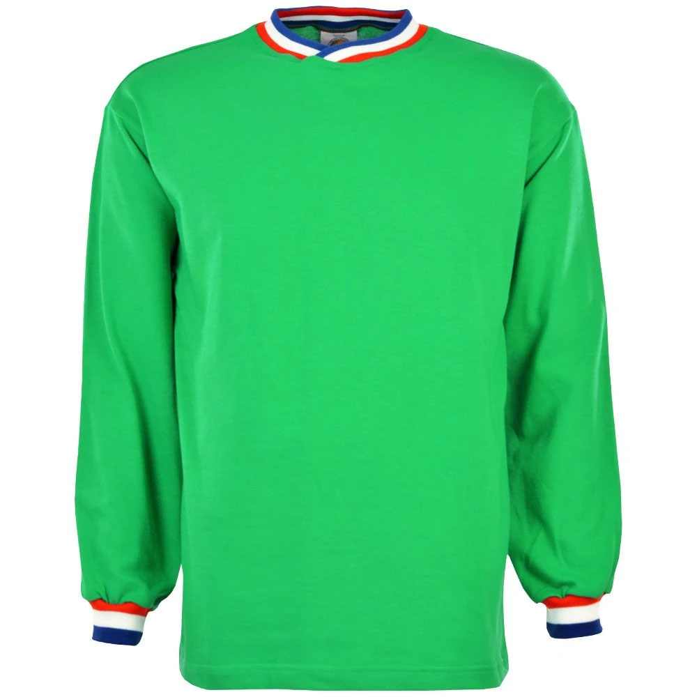 Saint Etienne Classic Green Retro Long Sleeved Football Shirt β Vintage Crossover Neck Jersey 3 Saint Etienne Classic Green Retro Long Sleeved Football Shirt β Vintage Crossover Neck Jersey