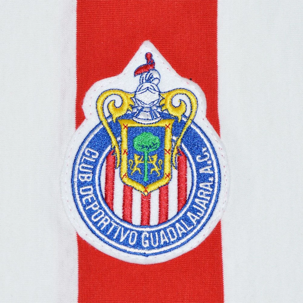 Chivas Guadalajara Retro 1960s "Campeonísimo" Red & White Striped Football Shirt 4 Chivas Guadalajara Retro 1960s "Campeonísimo" Red & White Striped Football Shirt - Image 2