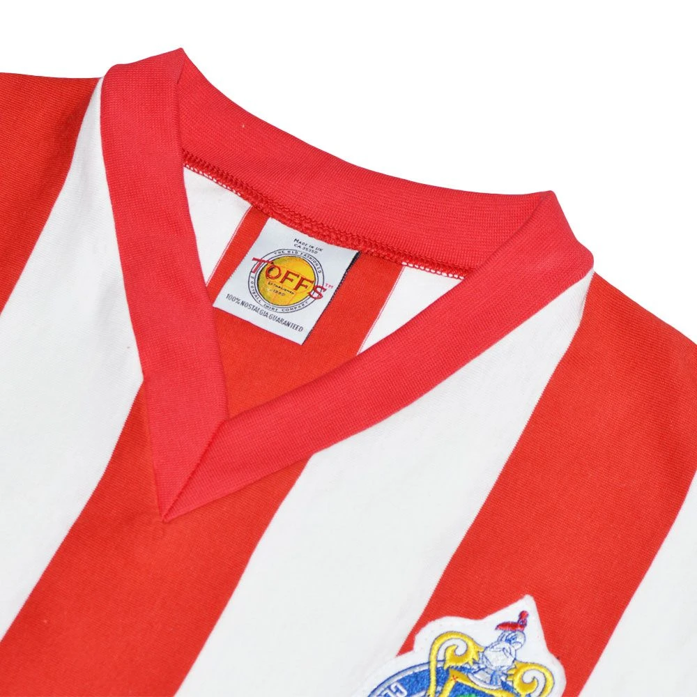 Chivas Guadalajara Retro 1960s "Campeonísimo" Red & White Striped Football Shirt 5 Chivas Guadalajara Retro 1960s "Campeonísimo" Red & White Striped Football Shirt - Image 3