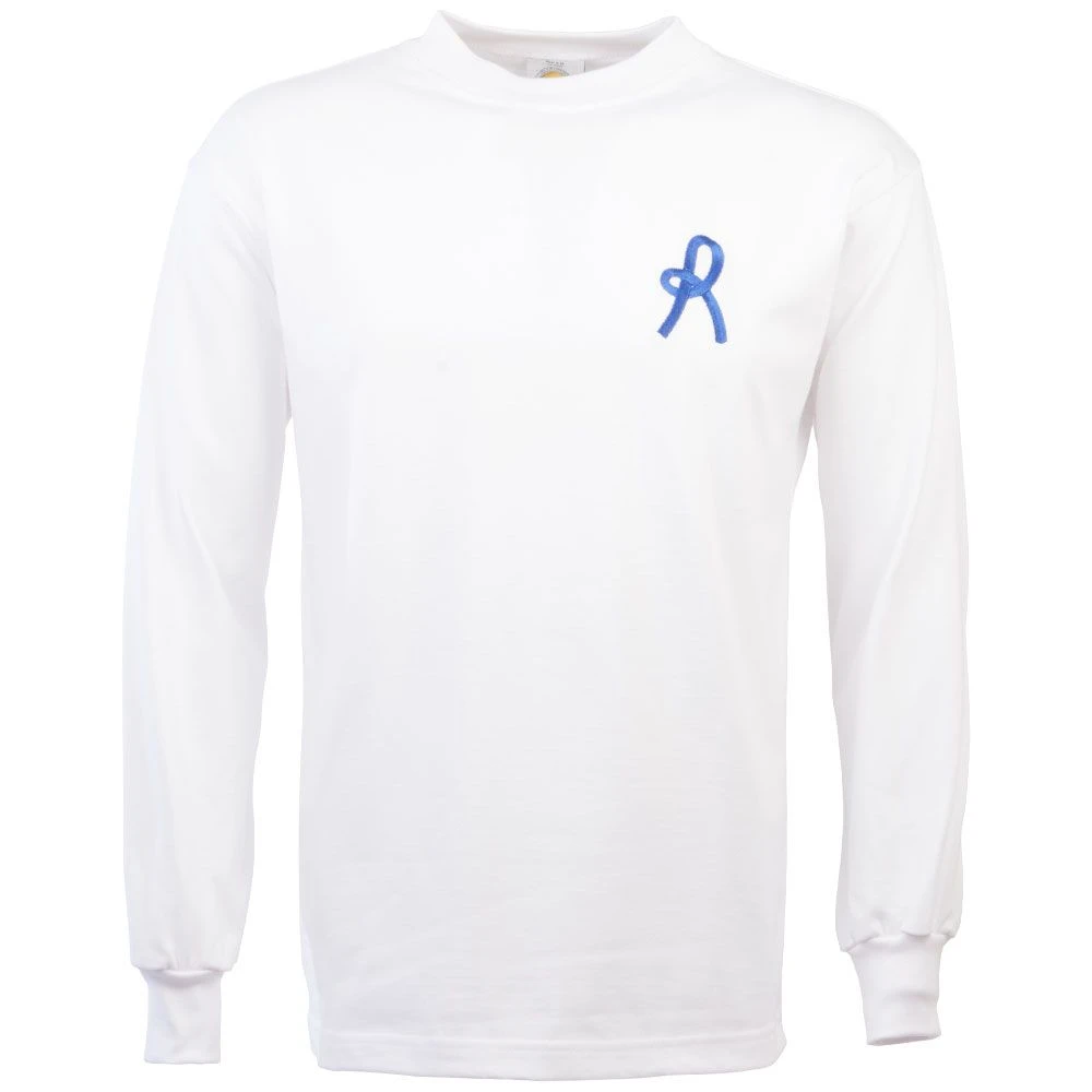 Vicenza Calcio 1960s Away White & Red Striped Retro Football Shirt – Long Sleeve Cotton 3 Vicenza Calcio 1960s Away White & Red Striped Retro Football Shirt – Long Sleeve Cotton