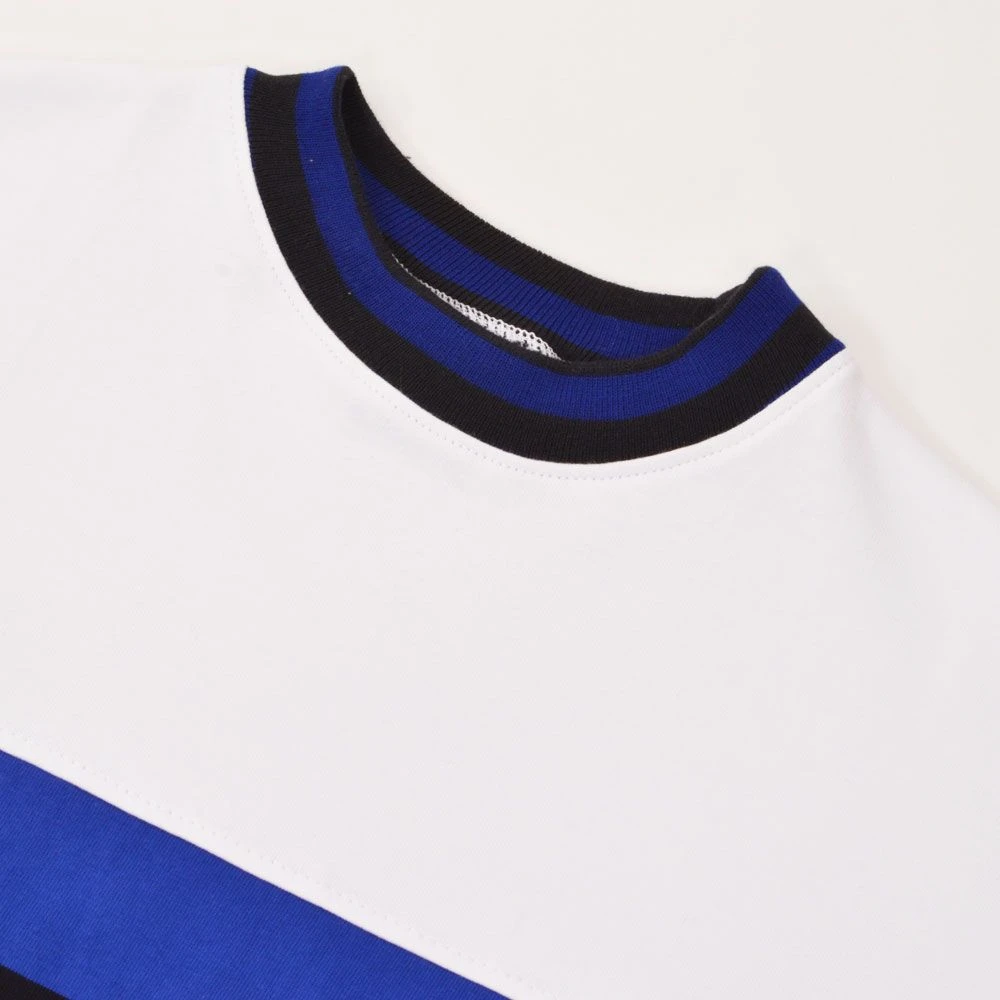 Internazionale (Inter Milan) 1965 Retro Football Shirt - Classic Blue and Black Vertical Stripes 4 Internazionale (Inter Milan) 1965 Retro Football Shirt - Classic Blue and Black Vertical Stripes - Image 2
