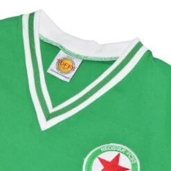 Red Star Paris 1970 Retro Football Shirt – Green V-Neck 100% Cotton Jersey -Toffs Store 4617 2