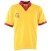 Philadelphia Fury 1970s Retro Football Shirt - Maroon & Yellow V-Neck Cotton Jersey