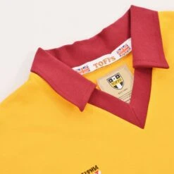 Philadelphia Fury 1970s Retro Football Shirt - Maroon & Yellow V-Neck Cotton Jersey -Toffs Store 5010 2