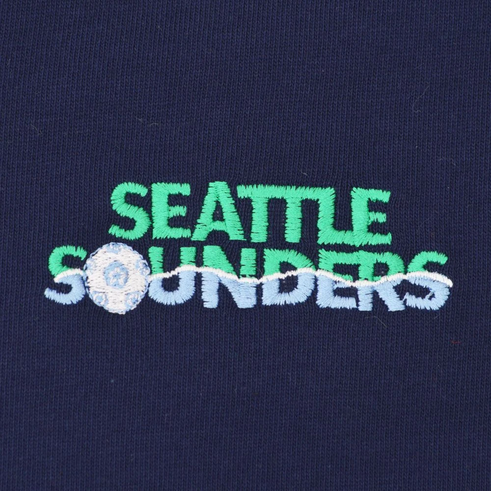 Seattle Sounders 1970s Retro Football Shirt - White with Blue and Green Trim Vintage NASL Jersey 4 Seattle Sounders 1970s Retro Football Shirt - White with Blue and Green Trim Vintage NASL Jersey - Image 2
