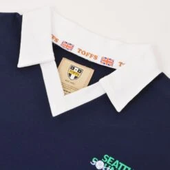 Seattle Sounders 1970s Retro Football Shirt - White with Blue and Green Trim Vintage NASL Jersey 7 Seattle Sounders 1970s Retro Football Shirt - White with Blue and Green Trim Vintage NASL Jersey -Toffs Store 5011 2