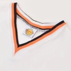 Detroit Cougars 1960s Retro Football Shirt - Classic White V-Neck NASL Jersey -Toffs Store 5020 2